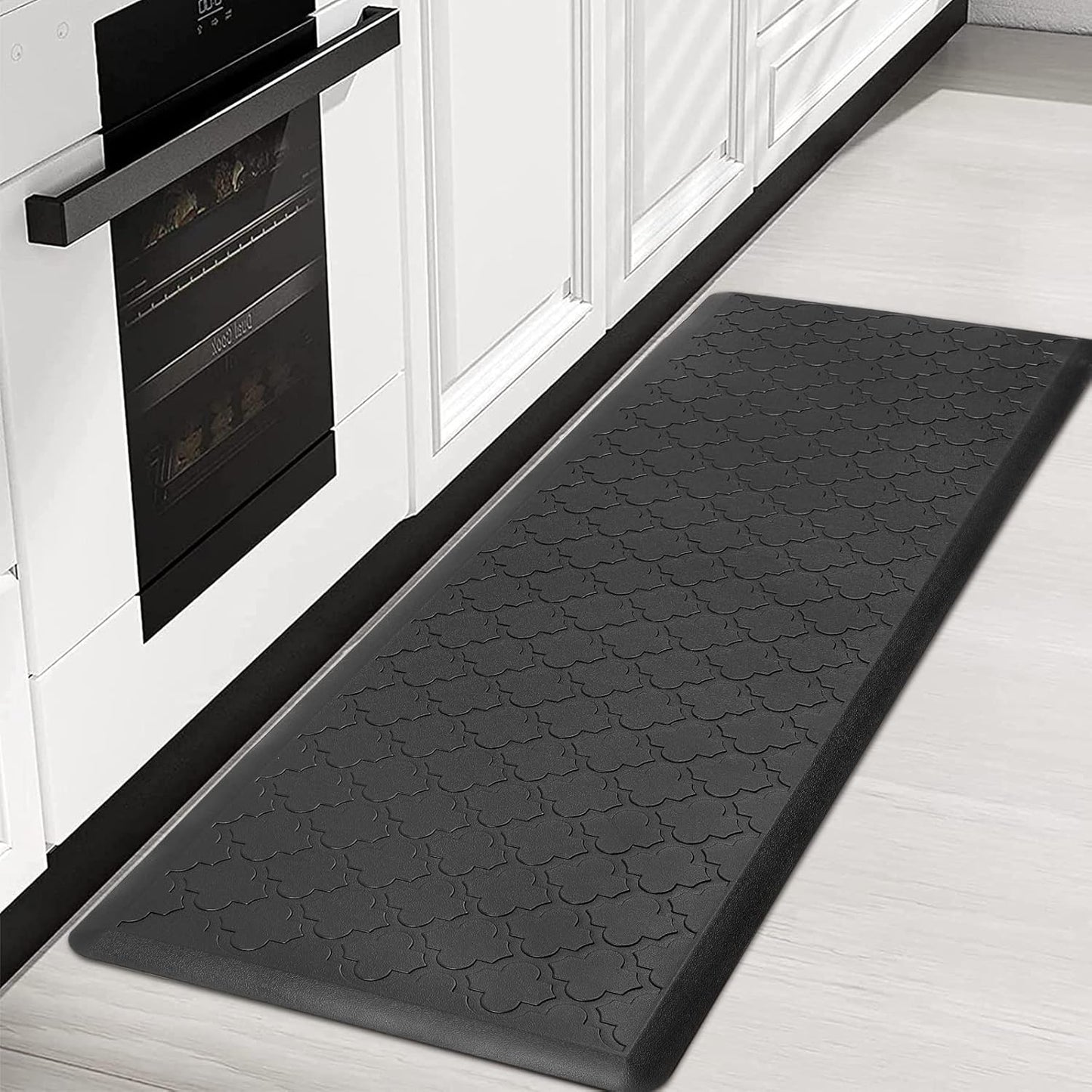 HEBE Kitchen Mat Cushioned Anti Fatigue Kitchen Floor Mat Runner Non Slip Kitchen Mats for Floor Waterproof Kitchen Rugs and Mats Comfort Mat for Standing Desk,Sink,Laundry