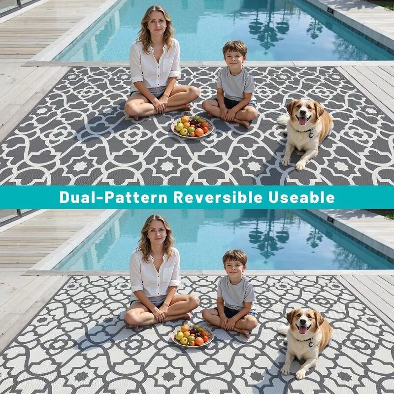 AYSDDDLHHS03_grey_reversible_outdoor_rug_9x12_plastic_straw_waterproof_pool_deck_mat_RV_camping_carpet_heberug