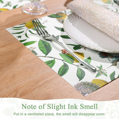 50 pcs Paper Placemats Disposable Paper Place Mats