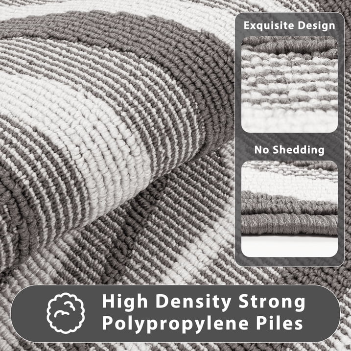 HEBE Runner Rugs for Hallway, 2'x6' Abstract Rug Carpet, Washable Non Slip Floor Mat for Kitchen Laundry Room Entryway