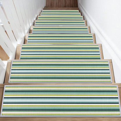 HEBE Stair Treads Non Slip 15 Pack 8" X 30" Stair Treads for Wooden Steps