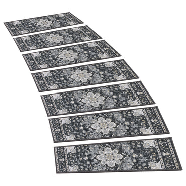 HEBE Carpet Stair Treads for Wooden Steps Indoor 15 Pack Non Slip Staircase Step Treads