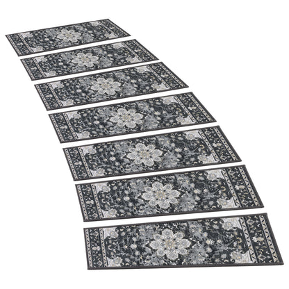 HEBE Carpet Stair Treads for Wooden Steps Indoor 15 Pack Non Slip Staircase Step Treads