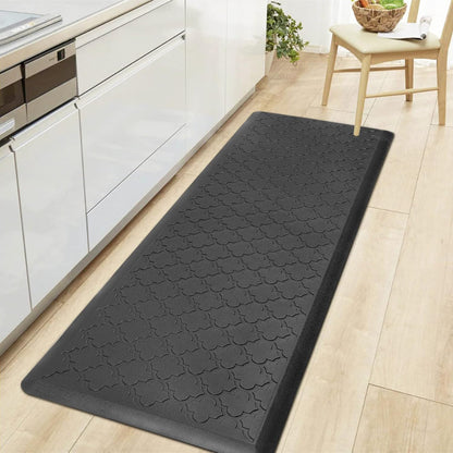 HEBE Kitchen Mat Cushioned Anti Fatigue Kitchen Floor Mat Runner Non Slip Kitchen Mats for Floor Waterproof Kitchen Rugs and Mats Comfort Mat for Standing Desk,Sink,Laundry