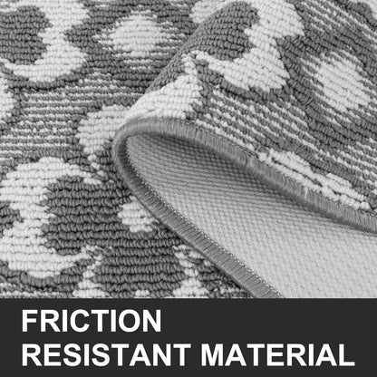 Kitchen Mat Sets 3 Piece Minimalist 3D Lattice Kitchen Floor Rugs with Non Slip Rubber Backing