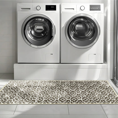 HEBE Kitchen Rug Set 3 Piece, Non Slip Machine Washable Mats for Home Floor and Living Room