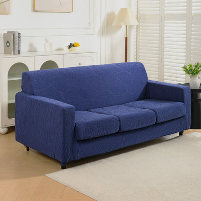 4 Pieces TPU Waterproof Couch Covers for 3 Cushion Sofa Slipcovers