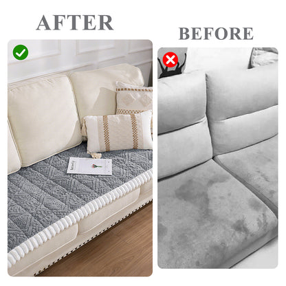 HEBE Geometric Jacquard Sofa Slipcover,Non-Slip Washable Pet Friendly Couch Cover Furniture Cushion Protector for Dogs Cats