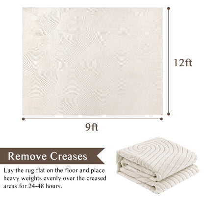 HEBE Area Rugs for Living Room, Washable Non Slip Modern Accent Carpet