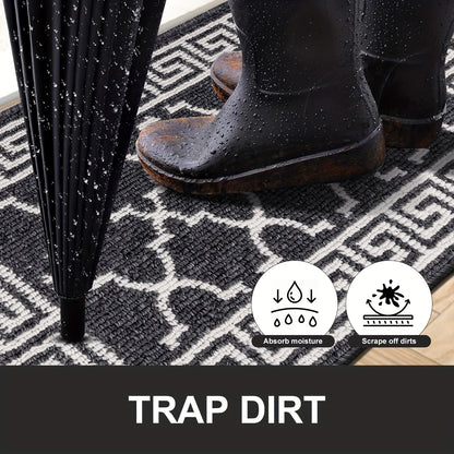 Kitchen Mat Sets 3 Piece Water Absorbent Kitchen Floor Rugs Non Slip Entrance Runner Rugs