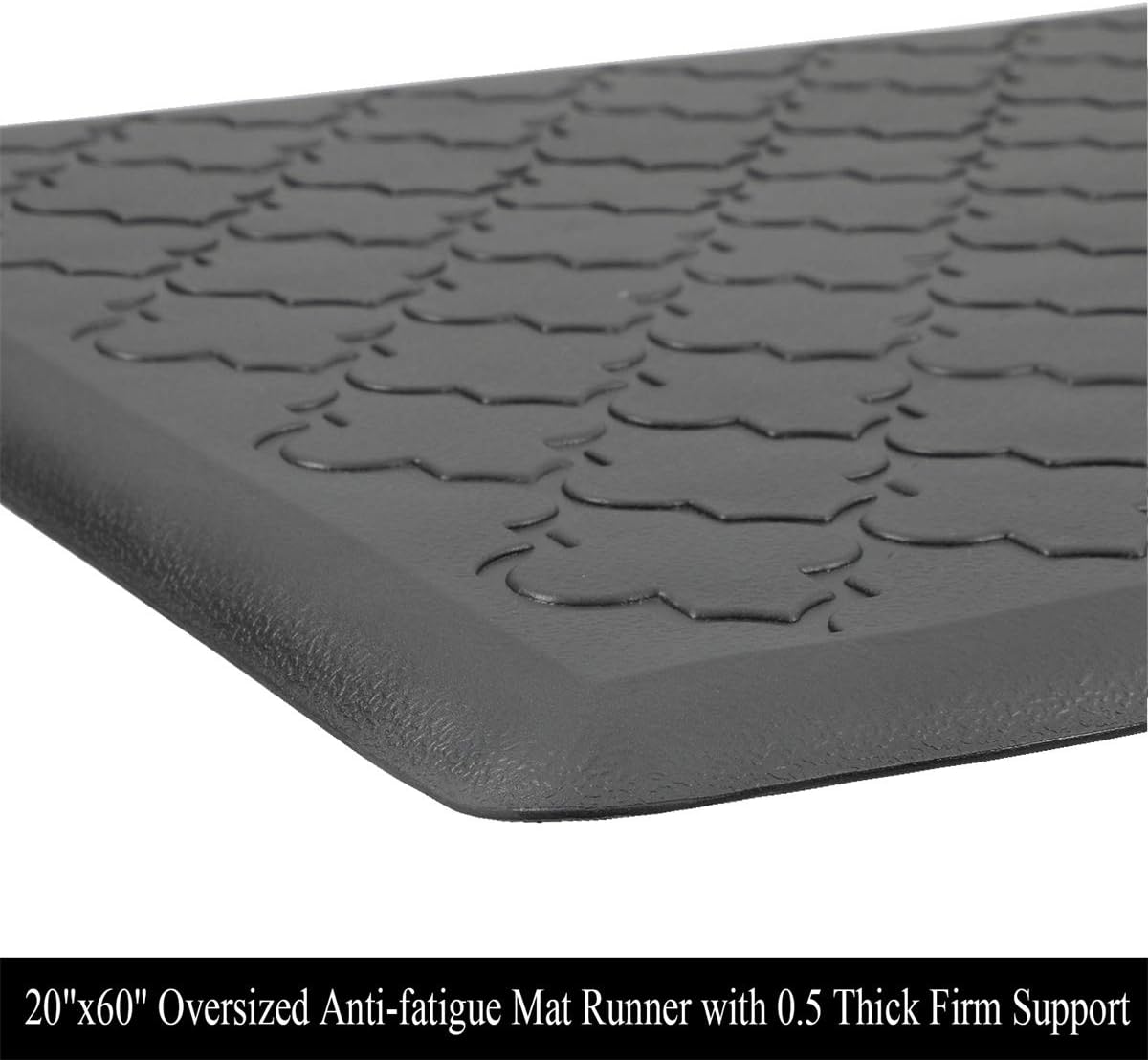 HEBE Kitchen Mat Cushioned Anti Fatigue Kitchen Floor Mat Runner Non Slip Kitchen Mats for Floor Waterproof Kitchen Rugs and Mats Comfort Mat for Standing Desk,Sink,Laundry