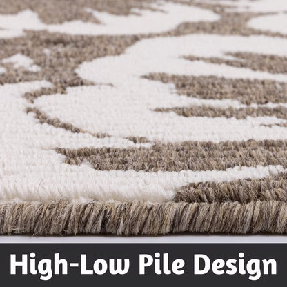 HEBE Kitchen Rug Set 3 Piece, Non Slip Machine Washable Mats for Home Floor and Living Room