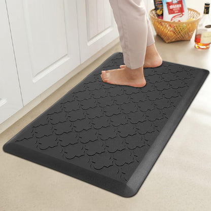 HEBE Kitchen Mat Cushioned Anti Fatigue Kitchen Floor Mat Runner Non Slip Kitchen Mats for Floor Waterproof Kitchen Rugs and Mats Comfort Mat for Standing Desk,Sink,Laundry