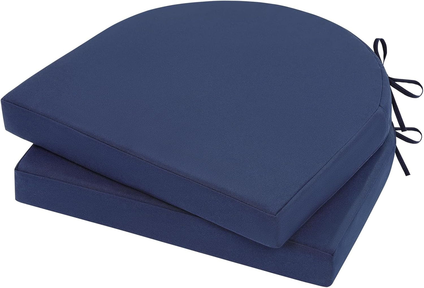 Outdoor Chair Cushions Set of 2, 17"x16"x2" Waterproof Patio Chair Cushions for Outdoor Furniture