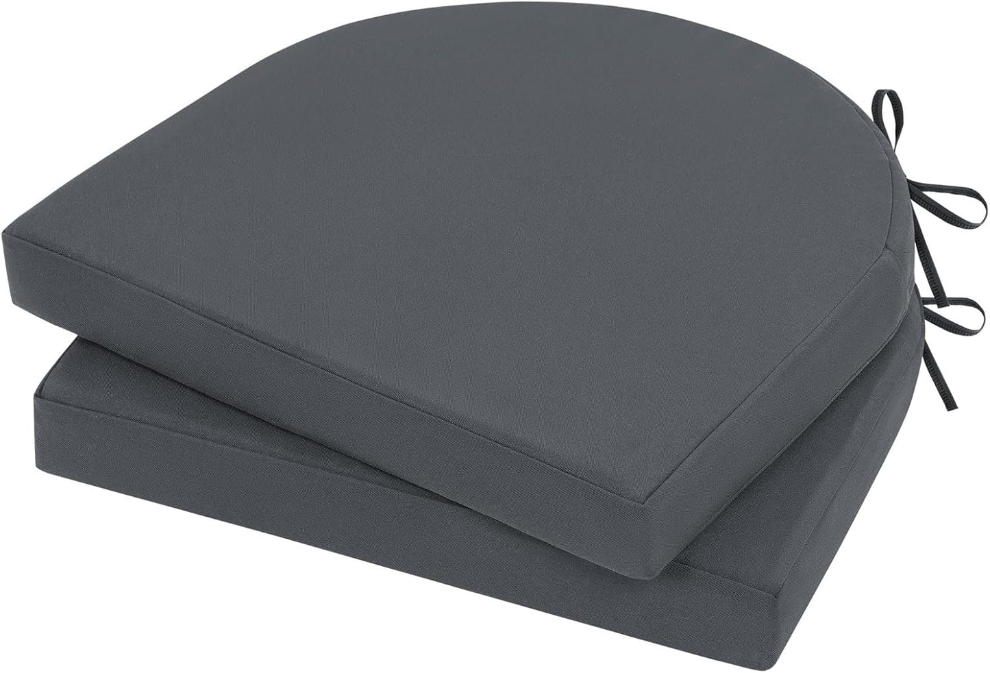 Outdoor Chair Cushions Set of 2, 17"x16"x2" Waterproof Patio Chair Cushions for Outdoor Furniture