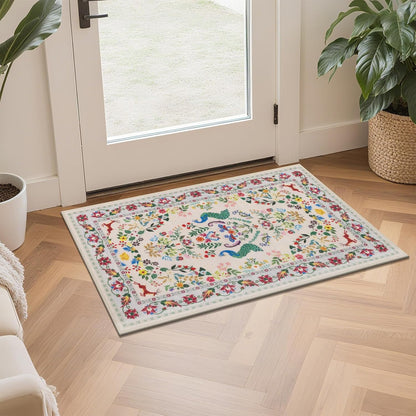HEBE Machine Washable Non-Slip Kitchen Mat Farmhouse Kitchen Rugs Sets of 3 (20"x32"+20"x48"+20"x59")