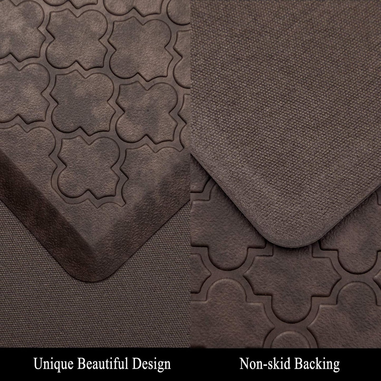HEBE Kitchen Mat Cushioned Anti Fatigue Kitchen Floor Mat Runner Non Slip Kitchen Mats for Floor Waterproof Kitchen Rugs and Mats Comfort Mat for Standing Desk,Sink,Laundry