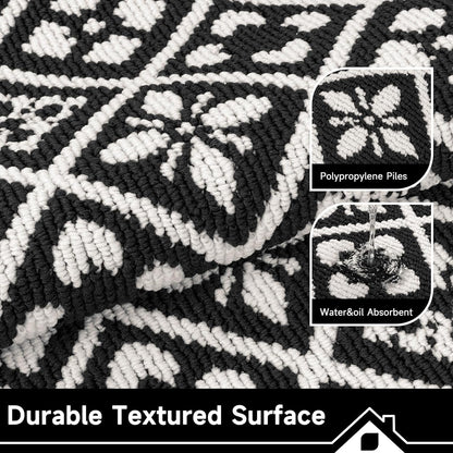 Hallway Runner Rug, Washable Indoor Brown Carpet with Non Slip Rubber Backing,Low Pile Durable Kitchen Floor Mat for Laundry Entryway Door & High Traffic Areas