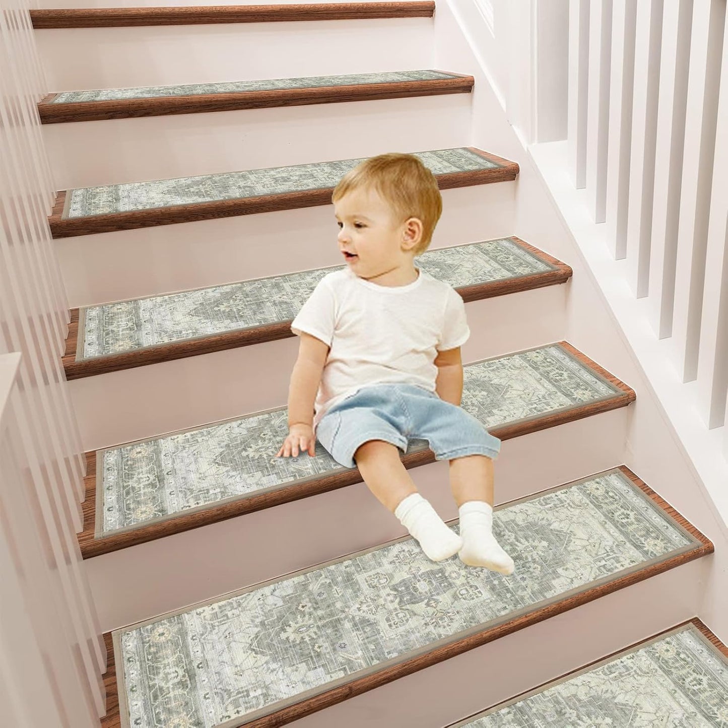 HEBE Non-Slip Indoor Stair Treads
