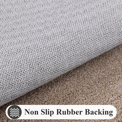 HEBE Runner Rug for Hallway Non Slip Washable
