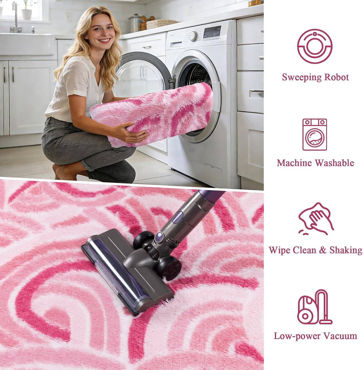 HEBE 6x9Ft Area Rugs for Living Room