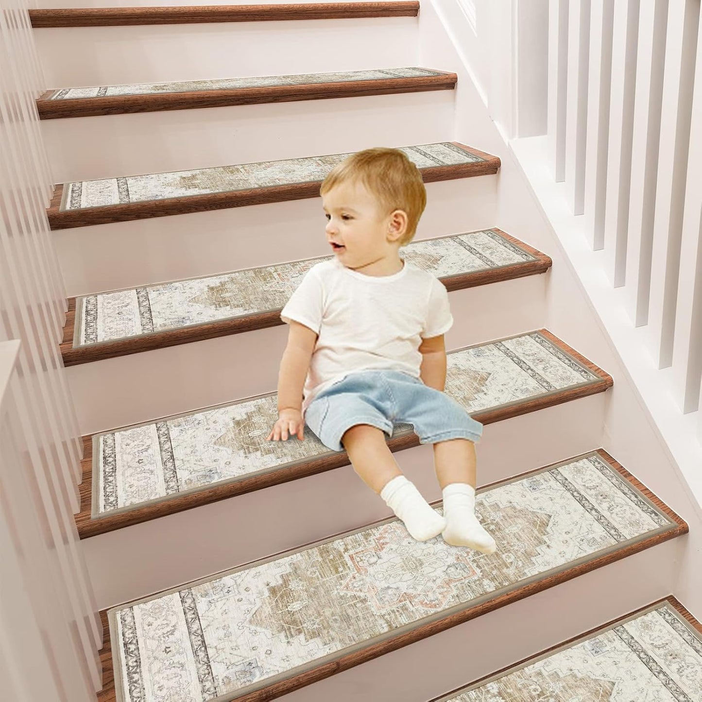 HEBE Non-Slip Indoor Stair Treads