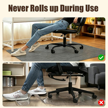 Office Chair Mat for Hardwood Floor, 36" x 48" Desk Computer Chair Mat for Hard Wood and Tile Floor