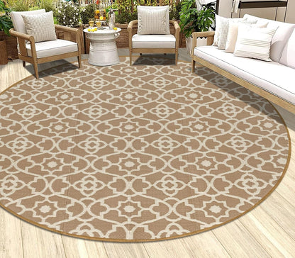 Outdoor Rug 6ft for Patios Waterproof Clearance Reversible Patio Mat Plastic Straw Rug RV Camping Mat Outside Area Rug Carpet for Camping