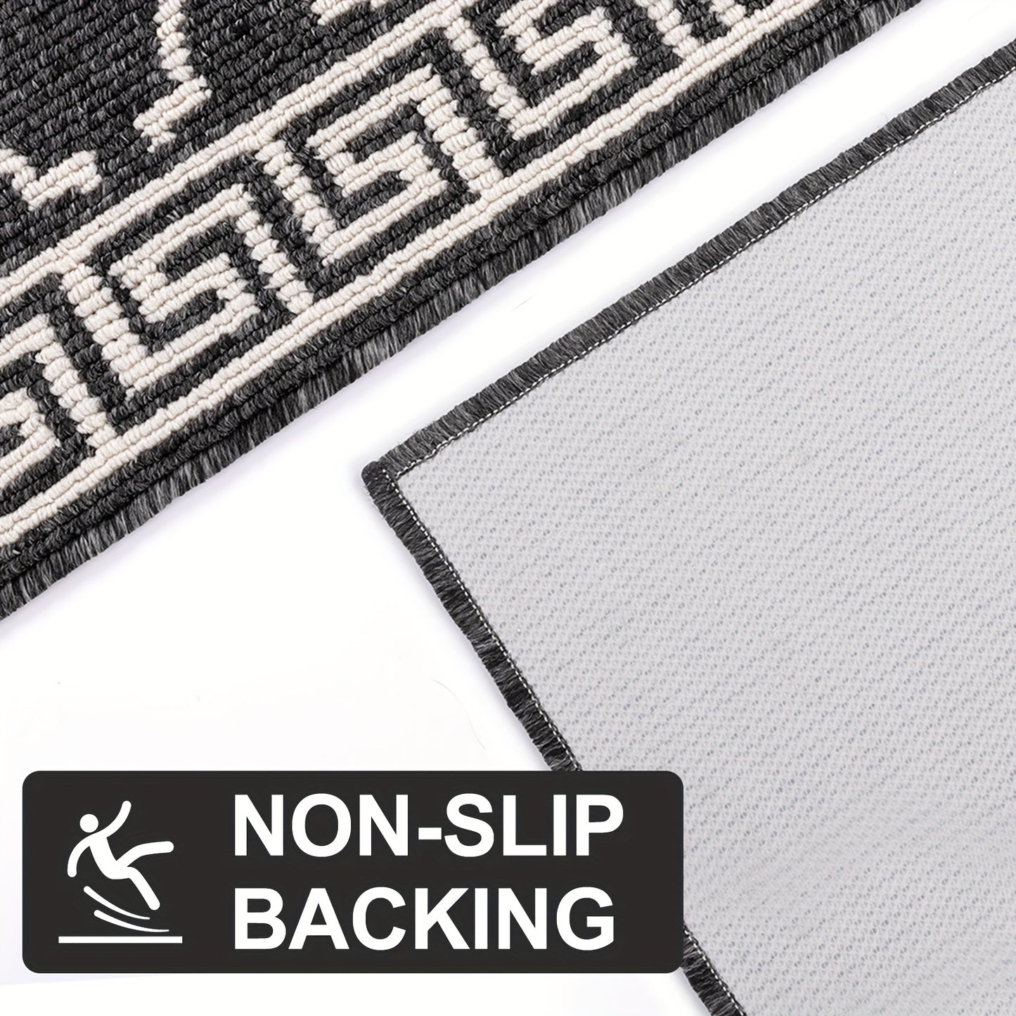 Kitchen Mat Sets 3 Piece Water Absorbent Kitchen Floor Rugs Non Slip Entrance Runner Rugs