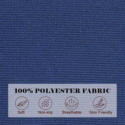 Patio Chair Cushion for Outdoor Furniture,19"x19" Waterproof Replacement Outdoor Seat Cushions for Patio Furniture,Premium Resilience Foam Sofa Couch Chair Pads with Ties 2 Pack