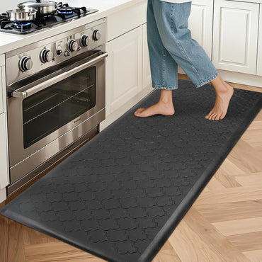 HEBE Kitchen Mat Cushioned Anti Fatigue Kitchen Floor Mat Runner Non Slip Kitchen Mats for Floor Waterproof Kitchen Rugs and Mats Comfort Mat for Standing Desk,Sink,Laundry