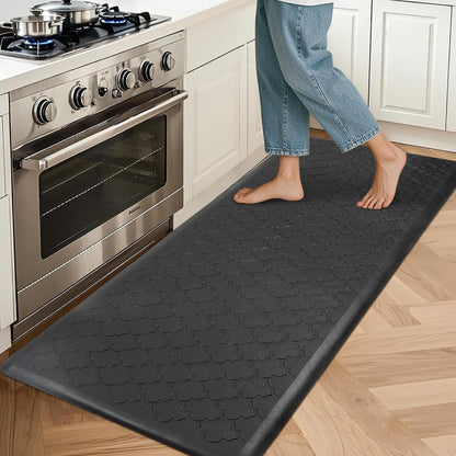 HEBE Kitchen Mat Cushioned Anti Fatigue Kitchen Floor Mat Runner Non Slip Kitchen Mats for Floor Waterproof Kitchen Rugs and Mats Comfort Mat for Standing Desk,Sink,Laundry