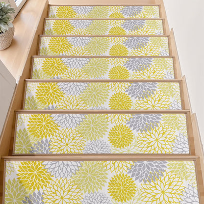 HEBE Stair Treads for Wooden Steps Indoor, 15 Pack 8" X 30" Stair Treads Non Slip with Reusable Adhesive Backing, Non-Skid Carpet Stair Runners for Kids Elders and Pets