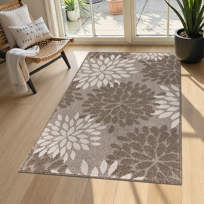 HEBE Indoor Door Mat, Non Slip Washable Mats for Front Door Entrance, Low Profile Dirt Trapper Doormat Entry Carpet for Entryway, Kitchen, Bathroom