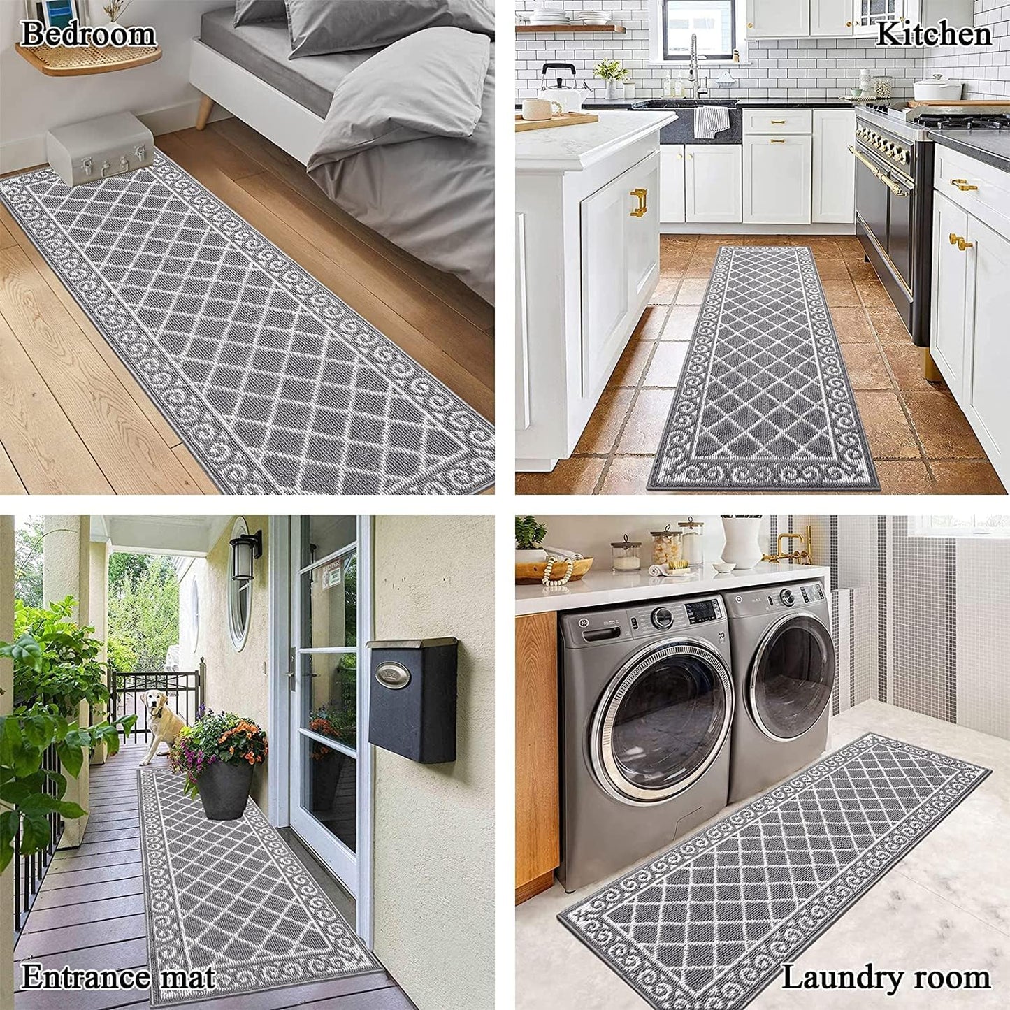 Carpet Runner for Hallway Non Slip Carpet Runner Rug