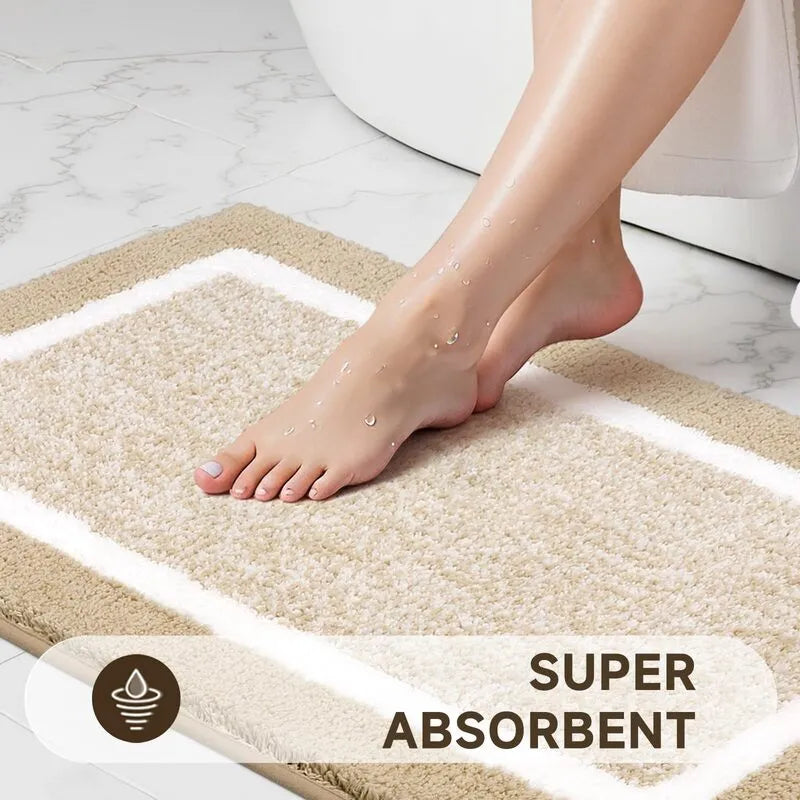 AR000051_beige_3_piece_bathroom_rug_set_super_absorbent_non_slip_shower_mat_step_on_HEBE RUGS