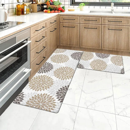 AR000195_brown_2_Piece_Set_S_cushioned_floral_kitchen_runner_rug_dahlia_pattern_floor_mat_US_home_heberug