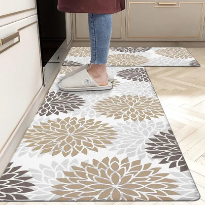 AR000195_brown_floral_2_piece_anti_fatigue_kitchen_mat_set_17.3x28_17.3x48_flower_rug_US_home_heberug