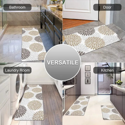 AR000195_brown_flower_pattern_kitchen_runner_set_for_laundry_room_bathroom_pet_area_in_US_home_heberug