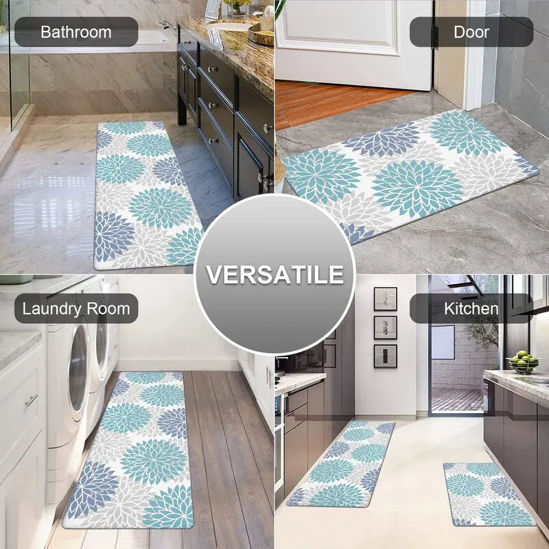 AR000196_blue_flower_pattern_kitchen_runner_set_for_laundry_room_bathroom_pet_area_in_US_home_heberug