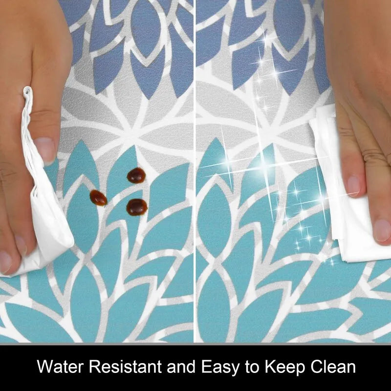 AR000196_blue_waterproof_stain_resistant_wipe_clean_cushioned_PVC_floral_kitchen_runner_mat_heberug