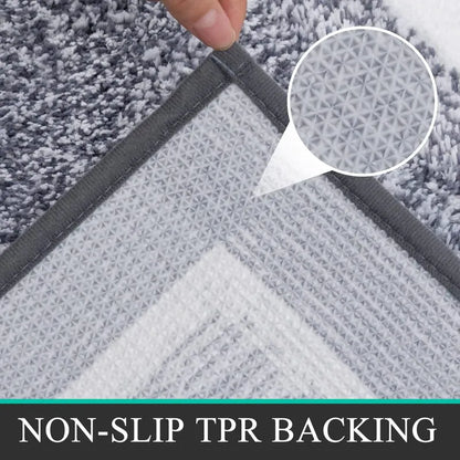 AR000454grey2piecebathroomrugsetnonsliptprbackingwashablebathrunnerrugHEBE RUGS