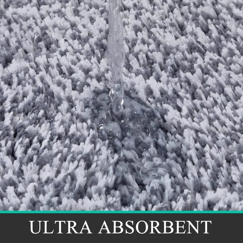 AR000454grey2piecebathroomrugsetultraabsorbentquickdryshowerrunnermatsetHEBE RUGS