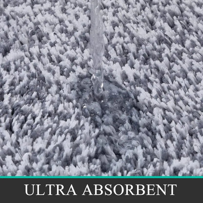 AR000454grey2piecebathroomrugsetultraabsorbentquickdryshowerrunnermatsetHEBE RUGS