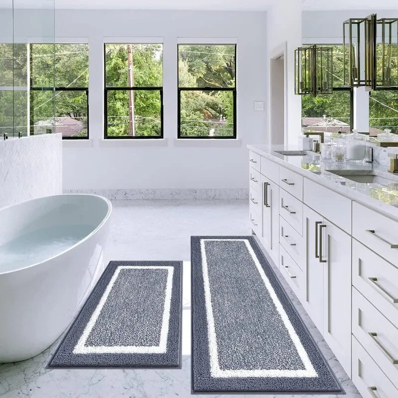 AR000454greybathroomrugs2piecesetluxurybathrunnerrugformasterbathroomHEBE RUGS