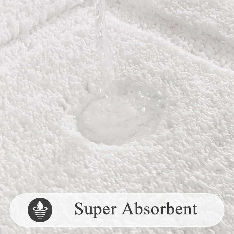 AR002100white2x5bathrugrunnersuperabsorbentquickdryplushcarpetforshowerHEBE RUGS