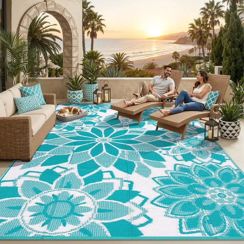 AR002190_blue_8x10_outdoor_rug_boho_floral_plastic_straw_patio_carpet_US_home_heberug