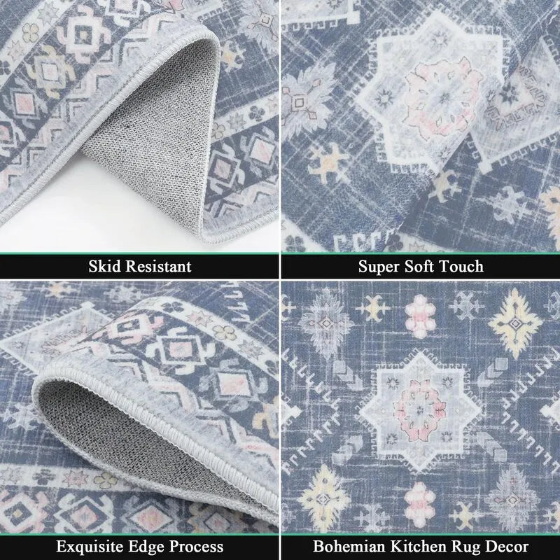 AR002457_blue_vintage_Moroccan_boho_runner_rug_skid_resistant_soft_plush_edge_detail_US_home_HEBE RUGS