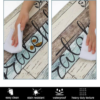 AR002683colorfulwaterproofstainresistantwipecleanPVCcushionedkitchenfloormatHEBE RUGS