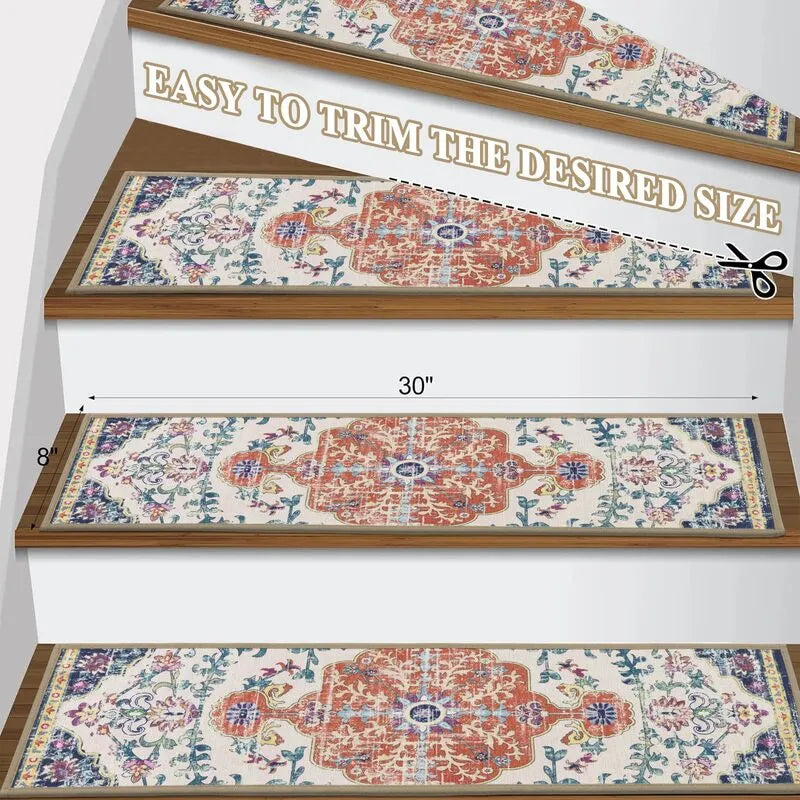 AR003288orangestairtreads8x30incheasytotrimpeelandstickstairrunnermatHEBE RUGS